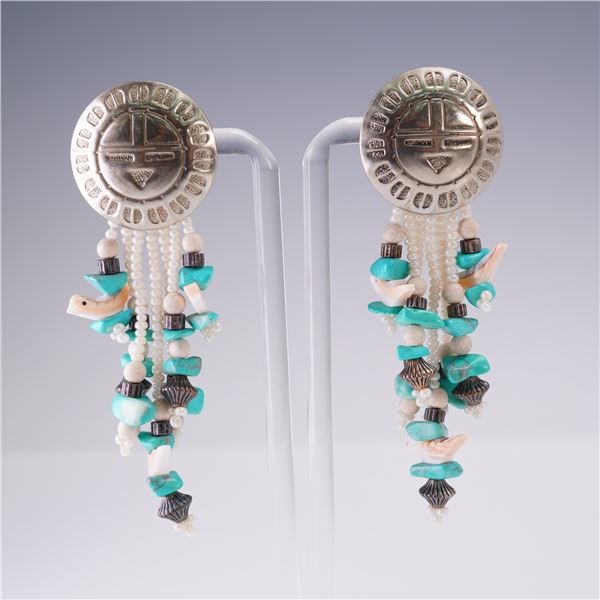 Dyanne Silver Artrageous Santa Fe Post Earrings