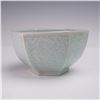 Image 1 : Chinese Yongzheng Marked Celadon Hexagonal Bowl