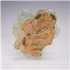 Image 7 : Chinese Green Quartz Carving of the Guanyin with Lotus