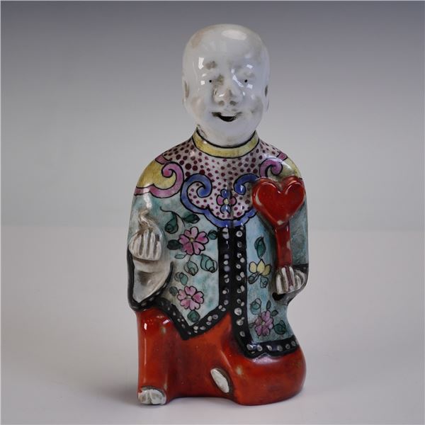 Chinese Famille Rose Porcelain Joss Stick Holder