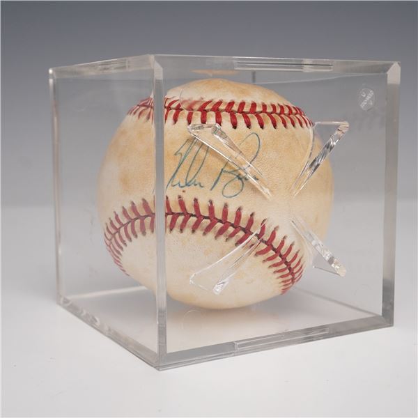 HOF Nolan Ryan Autographed National League Baseball, PSA Cert.