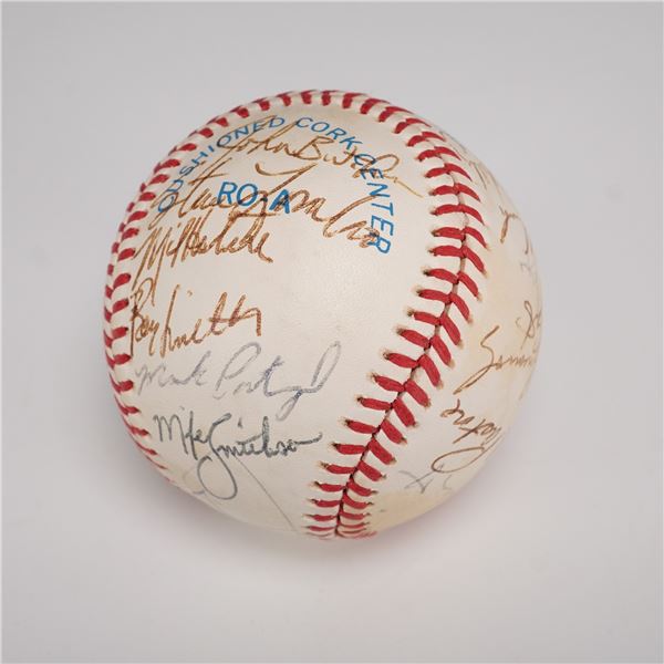 Minnesota Twins Team Autographed Baseball with PSA LOA