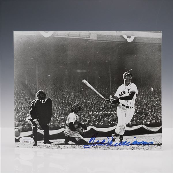Ted Williams, Autographed Black and White Photograph with JSA/PSA Certs