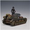Image 2 : King & Country German Tank, Pzkw.4 with Commander Model