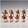 Image 1 : 8pc Camel Corps Miniatures with Mounted Desert Troops