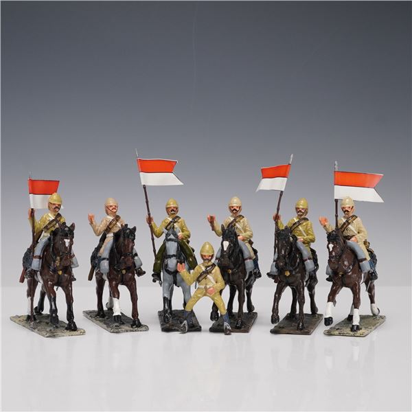 15pc Painted Toy Soldiers, El Templario Colonial Lancers