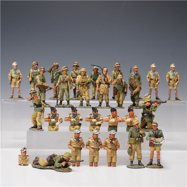 30pc King & Country Afrikakorps Toy Soldiers