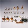 Image 1 : 33pc British Colonial Camel Corps Miniature Figurines