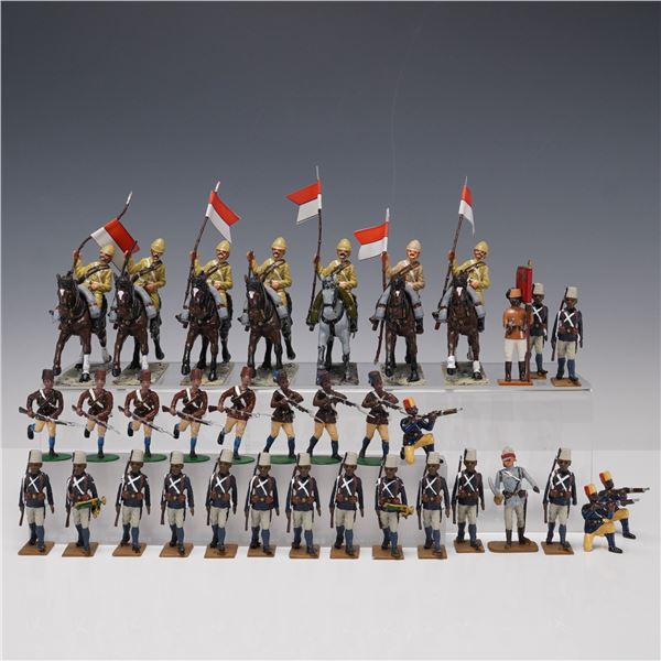 34pc El Templario and Alymer Colonial Soldiers and Cavalry