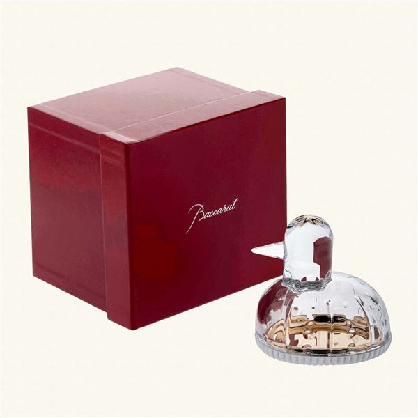 Baccarat Crystal Zoo Duck Jewelry Box, Sealed Box
