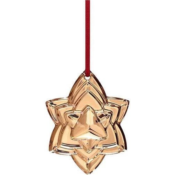 Baccarat Crystal Gold 2018 Christmas Tree Ornament, Sealed Box