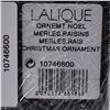 Image 6 : Lalique Crystal Clear Merles Et Raisins Tree Ornament, Sealed Box