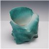 Image 2 : Roseville Pottery, Tourmaline Shell Form Vase, Shape 410