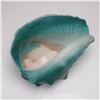 Image 3 : Roseville Pottery, Tourmaline Shell Form Vase, Shape 410
