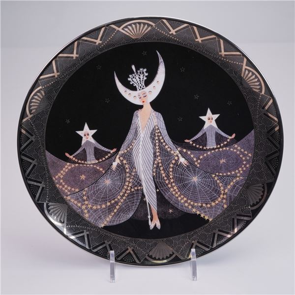 Royal Doulton House of Erte Collectible Plate, Queen of the Night