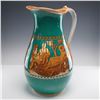 Image 1 : Etruscan Motif Teal Transferware Pitcher