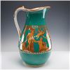 Image 6 : Etruscan Motif Teal Transferware Pitcher