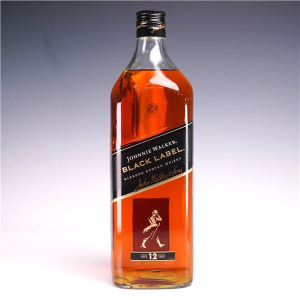 Johnnie Walker Black Label Blended Scotch Whisky, 1.75L, 80 Proof