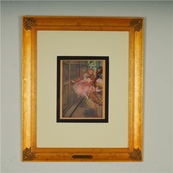 Edgar Degas, Rare 1918 Limited Edition Color Etching on Paper w/ COA