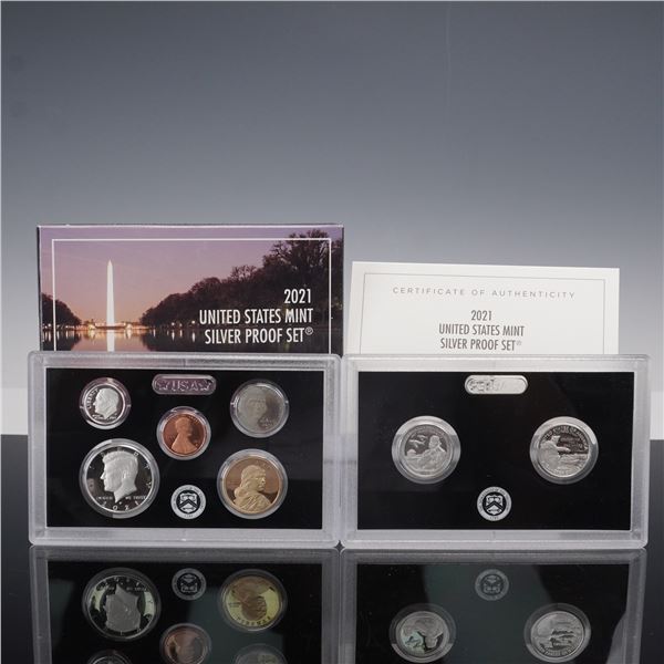 2021-S US Mint Silver Proof 7pc Set OGP