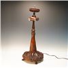 Image 6 : Tiffany Style Molded Metal Table Lamp with Pomegranate Motif