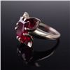 Image 1 : 10K Gold Ring w Rectangular Garnet