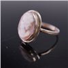 Image 1 : Sterling Silver Ring w Carved Shell Cameo