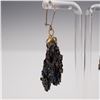 Image 2 : Carborundum Crystal Earrings with Iridescent Finish