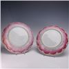 Image 4 : Pair of Chinese Export Lotus Design Porcelain Plates