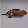 Image 10 : 3pc Egyptian Gilt Wood and Bronze Ibis Figures