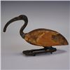Image 2 : 3pc Egyptian Gilt Wood and Bronze Ibis Figures