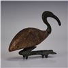 Image 6 : 3pc Egyptian Gilt Wood and Bronze Ibis Figures