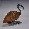 Image 9 : 3pc Egyptian Gilt Wood and Bronze Ibis Figures