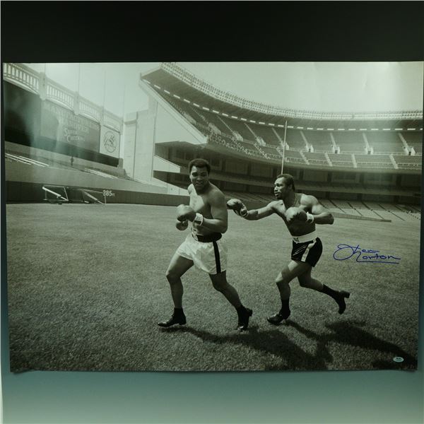 Ken Norton & Muhammad Ali Yankee Stadium Photograph w/ COA