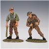 Image 5 : 6pc Frontline Figures, World War II Allied Soldiers Miniatures