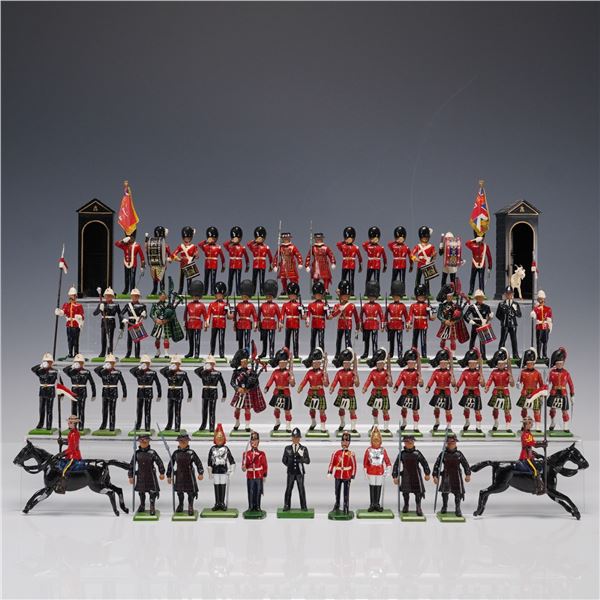 28pc Napoleonic-Era Painted Figurines