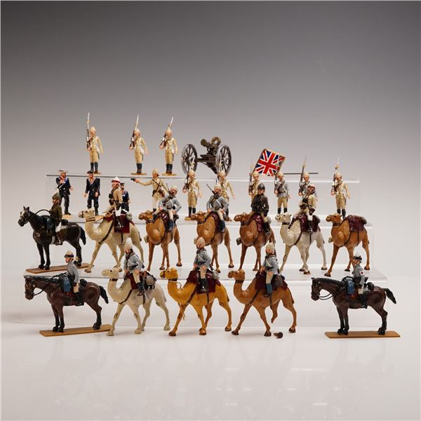 37pc El Templario Toy Soldiers and Camel Corps Set
