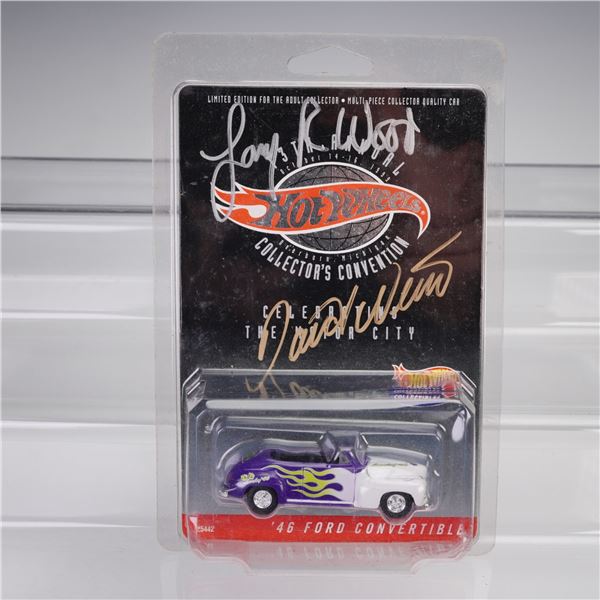 Autographed Larry Wood & Dave Weise Mattel Hot Wheels, '46 Ford Convertible