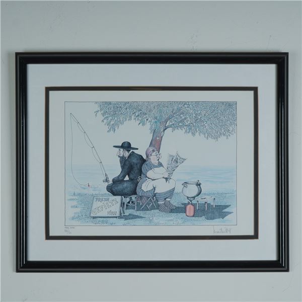 Martin Holt, Special Edition Lithograph on Paper, Gefilte Fish, Signed