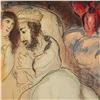 Image 2 : Marc Chagall (Aft.) Offset Color Lithograph on Paper, Sarah and Abimelech