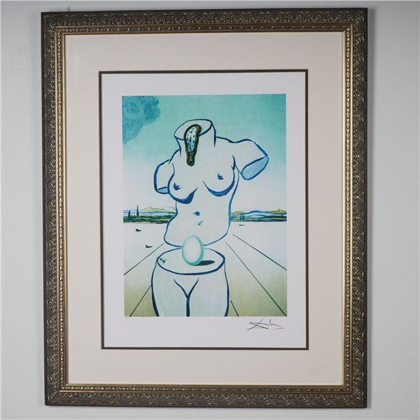 Salvador Dali, Limited Edition Color Giclee on Paper, Birth of Venus