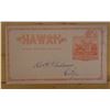 Image 1 : Hawaii Social Science Association (Temperance Society) Addressed to Dr. Andrews Signed by Dole, etc