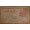 Image 1 : Hawaii Social Science Association (Temperance Society) Addressed to Prof. T. Richards Signed by Rev.