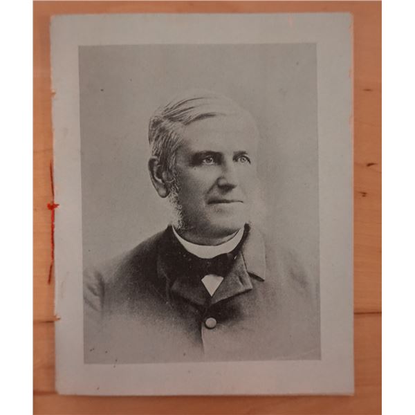 Hawaii Social Science Association, Moana Hotel Membership Booklet 1882-1901 w/ Cover Photo Dr. Hyde 