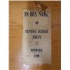 Image 2 : Qty 5 Pieces Sunday School Rally May 6, 1899 Including Satin Attendance Ribbon, Committee Members In