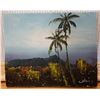 Image 1 : Original Oil Painting on Canvas, Punchbowl, Honolulu, Signed by Artist Jollos (?) 10" x 8"