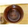 Image 4 : Wooden Calabash Bowl w/ Hand-Carved Turtle on Lid, Signed by L.K. Antonio 2005, Approx. 5" Dia, 5"H