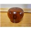 Image 11 : Wooden Kou Shaped Calabash Bowl w/ Pewa & Resin Repairs  5.5" Dia, 4"H