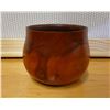 Image 1 : Wooden Kou Shaped Calabash Bowl w/ Pewa & Resin Repairs  5.5" Dia, 4"H