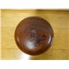 Image 7 : Wooden Kou Shaped Calabash Bowl w/ Pewa & Resin Repairs  5.5" Dia, 4"H